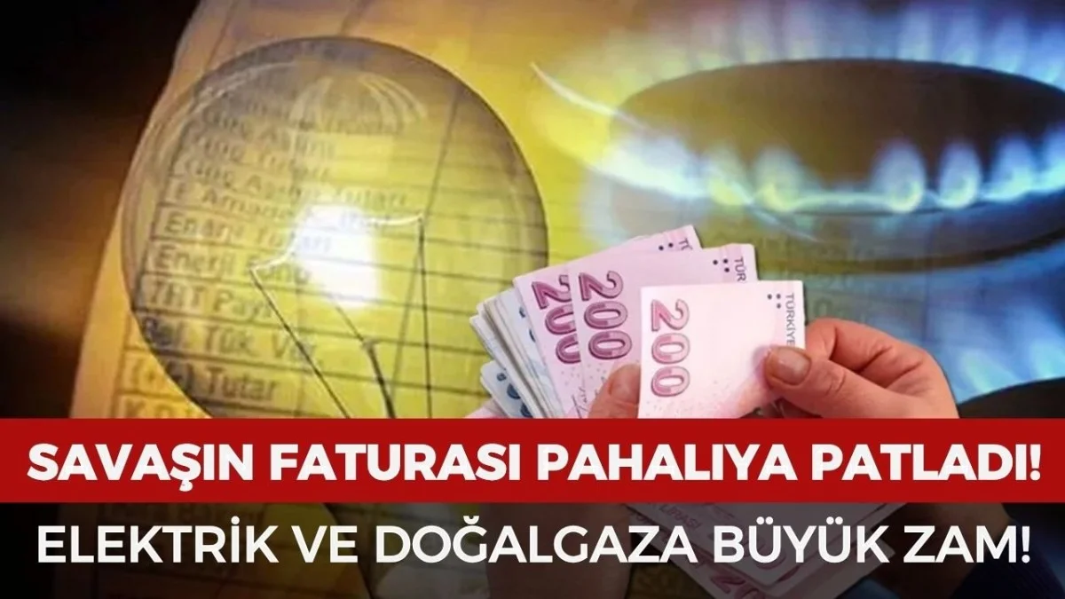 Elektrik ve doğal gaza zam geldi: Yeni tarifeler ve oranlar açıklandı - Ekonomi Haberleri